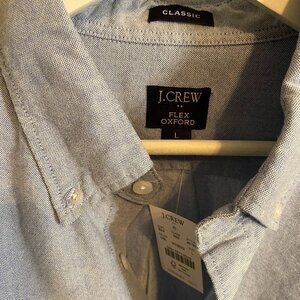 J Crew Factory Flex Oxford Casual Shirt NWT